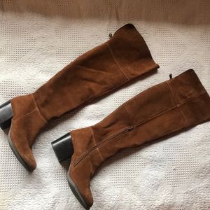 Steve Madden Brown Suede Over the Knee Boots